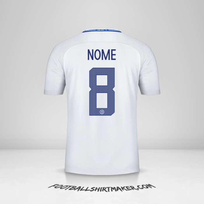 Camisa Chelsea Cup 2017/18 Alternativa -  nome - 8