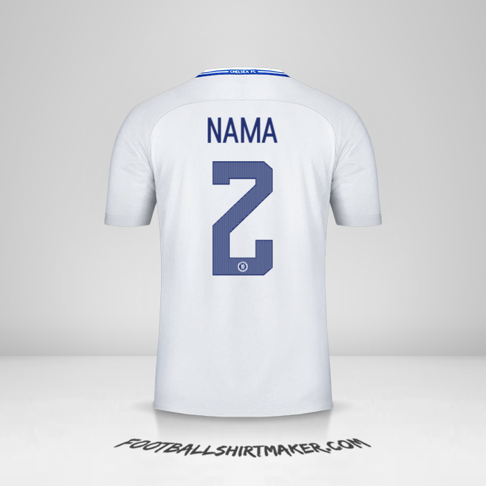 Jersey Chelsea Cup 2017/18 Alternatif -  nama - 2