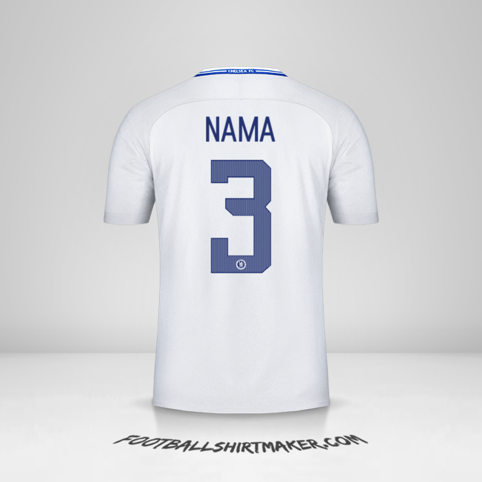 Jersey Chelsea Cup 2017/18 Alternatif -  nama - 3