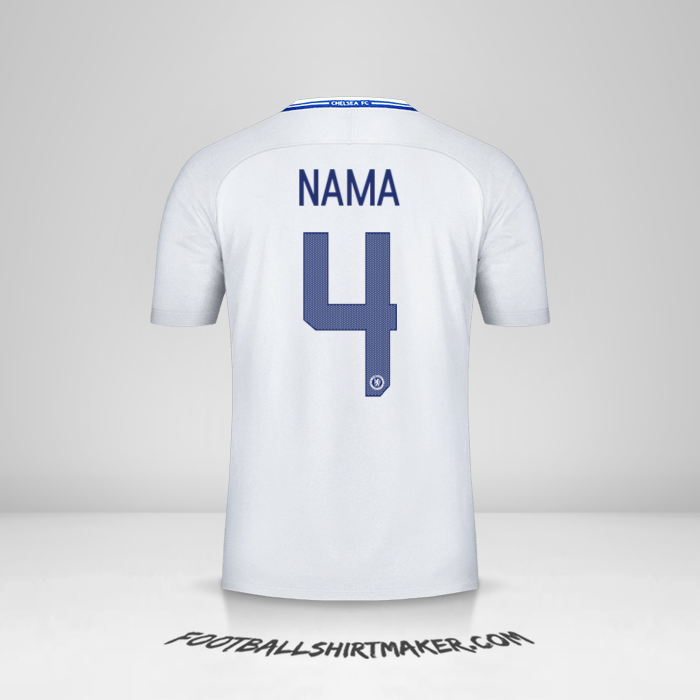 Jersey Chelsea Cup 2017/18 Alternatif -  nama - 4