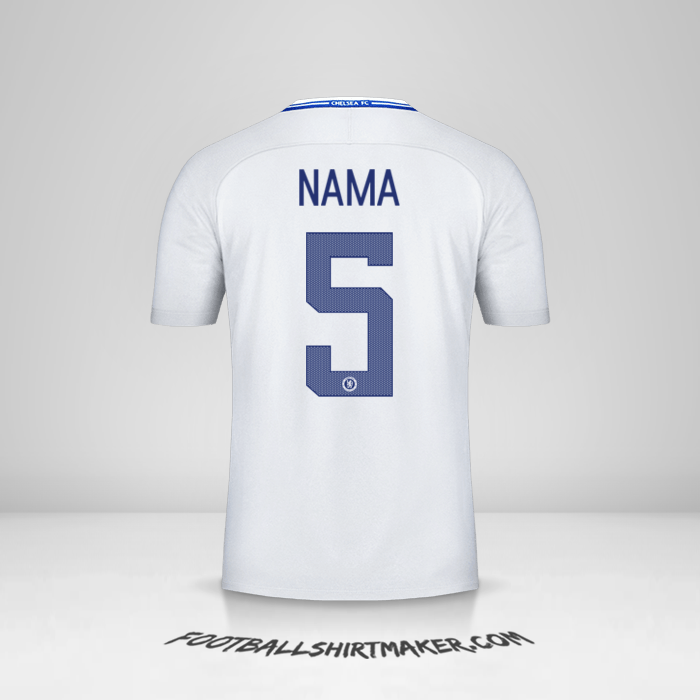Jersey Chelsea Cup 2017/18 Alternatif -  nama - 5