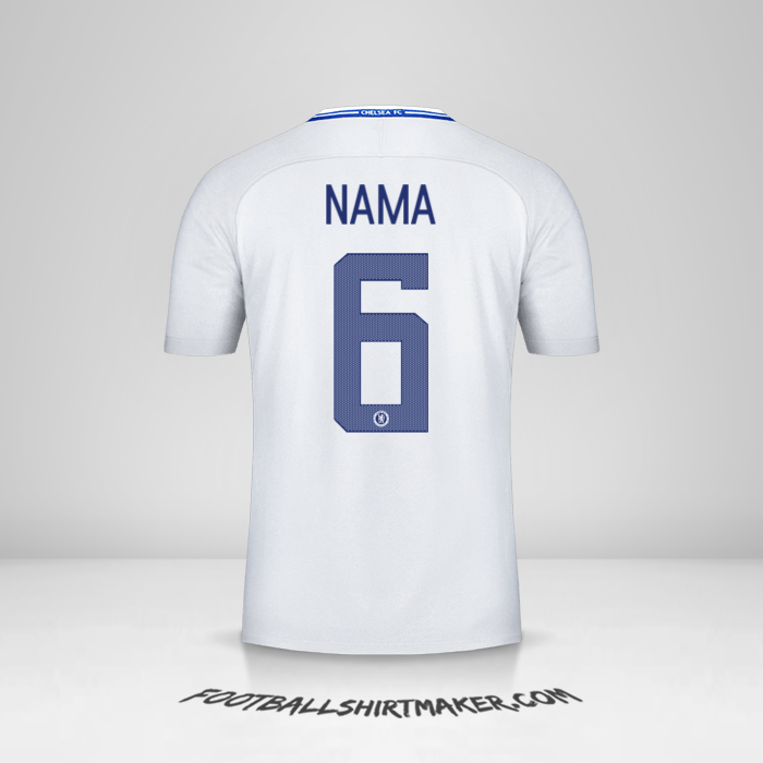 Jersey Chelsea Cup 2017/18 Alternatif -  nama - 6