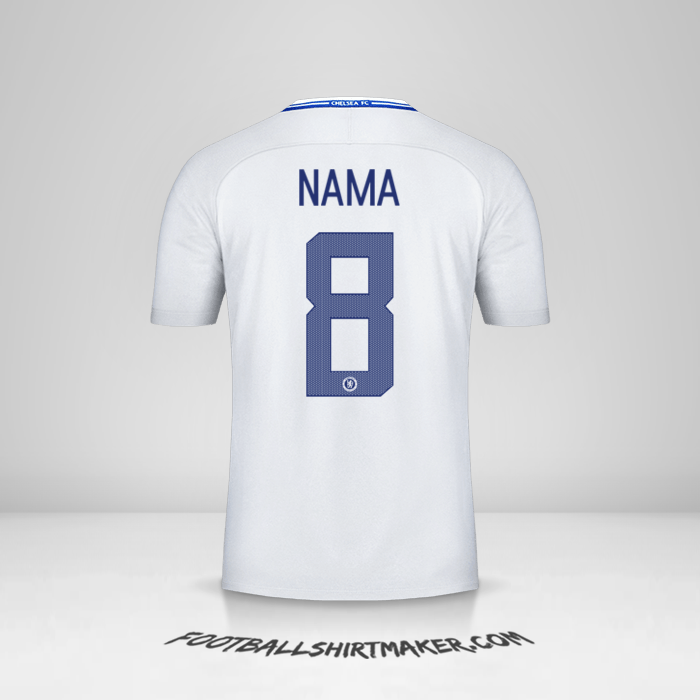 Jersey Chelsea Cup 2017/18 Alternatif -  nama - 8