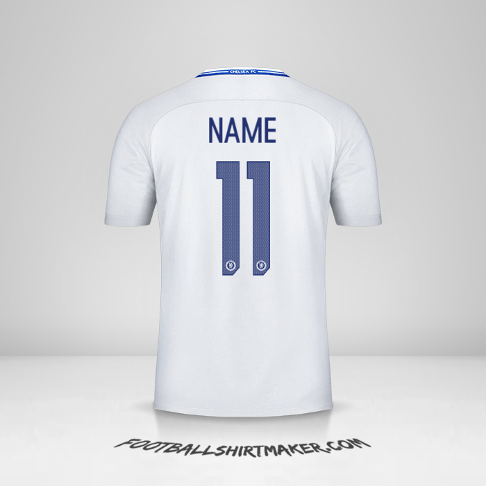Jersey Chelsea Cup 2017/18 Away -  name - 11