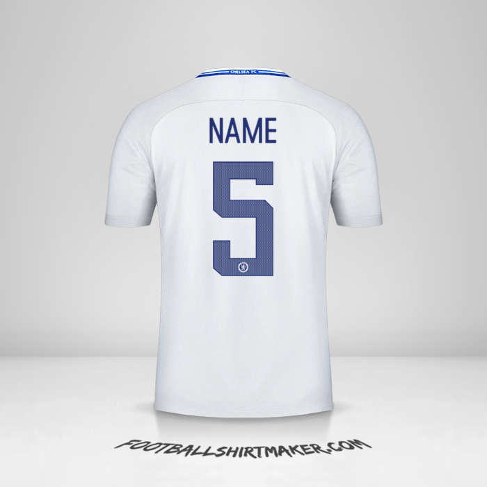 Shirt Chelsea Cup 2017/18 Away -  name - 5