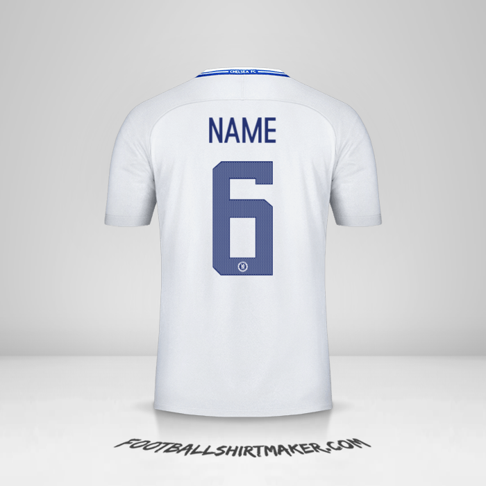 Jersey Chelsea Cup 2017/18 Away -  name - 6