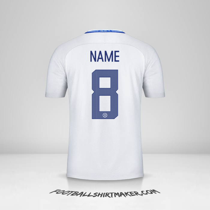 Shirt Chelsea Cup 2017/18 Away -  name - 8