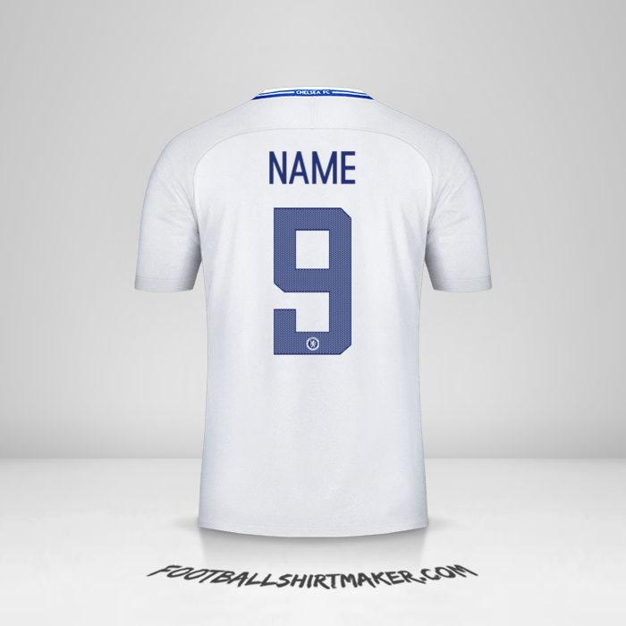 Jersey Chelsea Cup 2017/18 Away -  name - 9