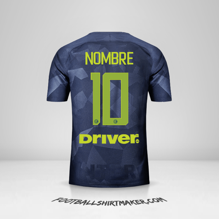 Jersey Inter 2017/18 Tercera -  nombre - 10