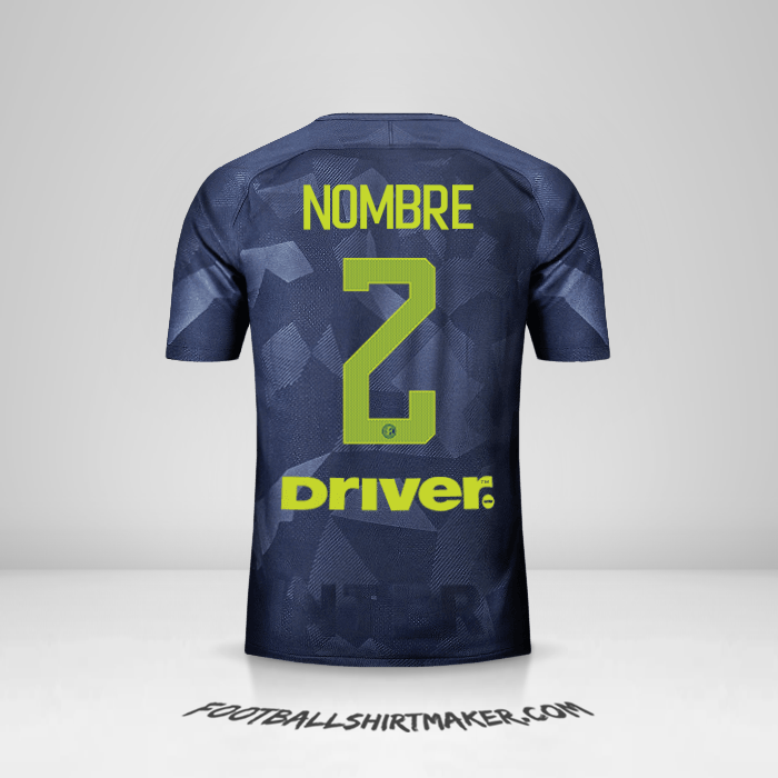 Jersey Inter 2017/18 Tercera -  nombre - 2
