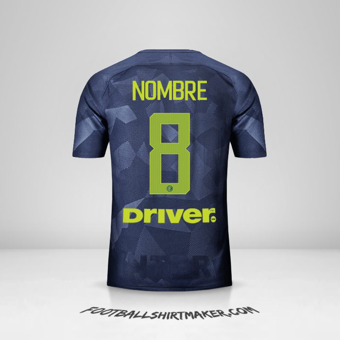 Jersey Inter 2017/18 Tercera -  nombre - 8