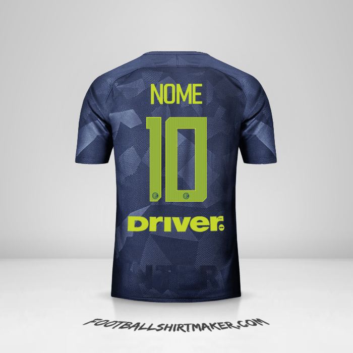 Maglia Inter 2017/18 Terza -  nome - 10