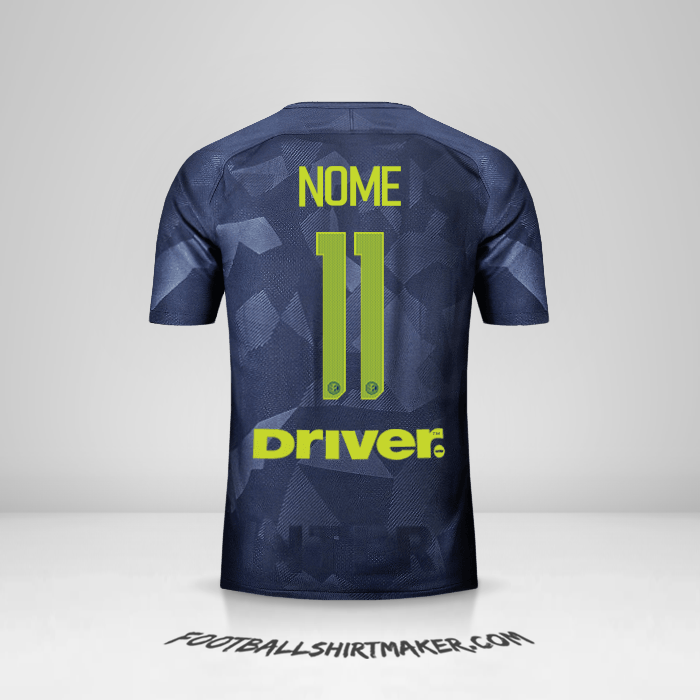 Camisa Inter 2017/18 Terceira -  nome - 11