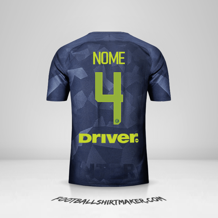 Maglia Inter 2017/18 Terza -  nome - 4