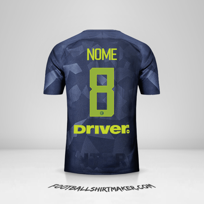 Camisola Inter 2017/18 Terceira -  nome - 8