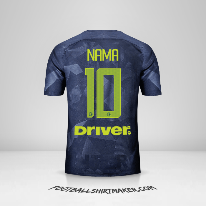 Jersey Inter 2017/18 Ketiga -  nama - 10