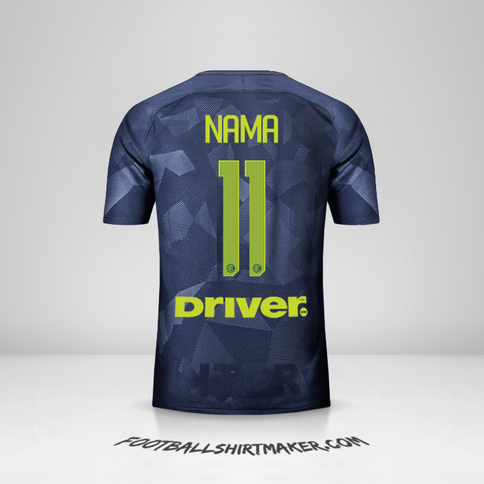 Jersey Inter 2017/18 Ketiga -  nama - 11