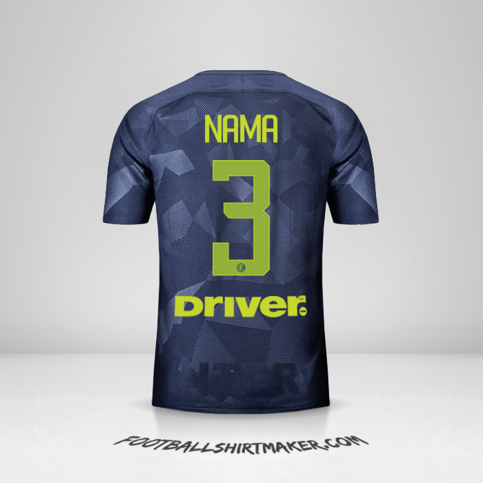 Jersey Inter 2017/18 Ketiga -  nama - 3
