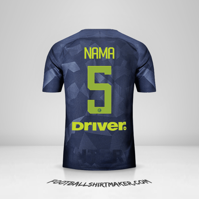 Jersey Inter 2017/18 Ketiga -  nama - 5