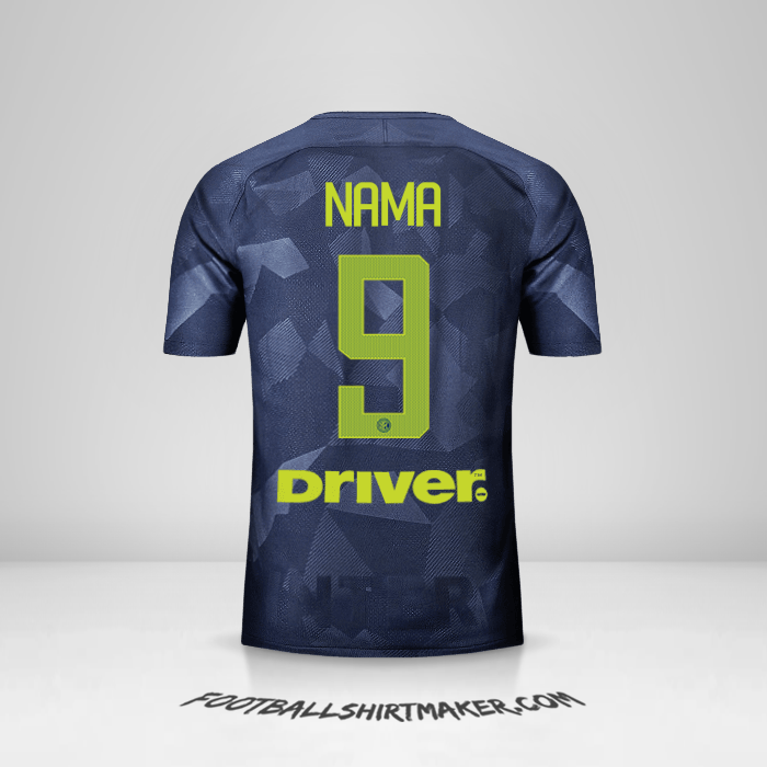Jersey Inter 2017/18 Ketiga -  nama - 9