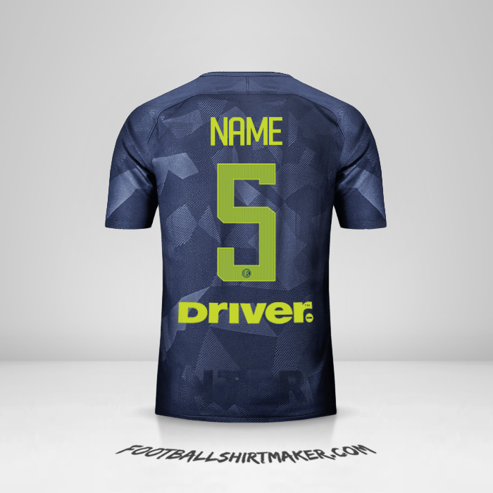 Shirt Inter 2017/18 Third -  name - 5
