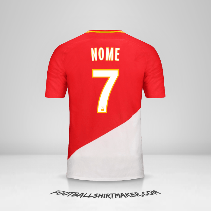 Camisola As Monaco 2017/18 -  nome - 7