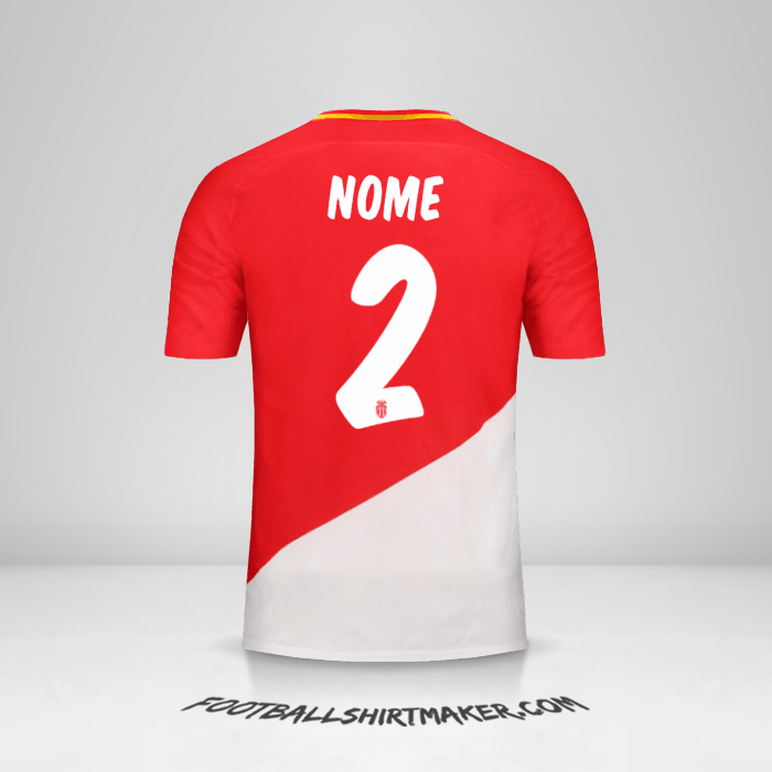 Maglia As Monaco Cup 2017/18 -  nome - 2