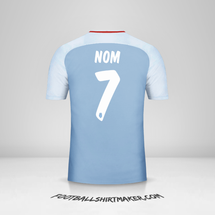 Maillot As Monaco Cup 2017/18 Extérieur -  nom - 7