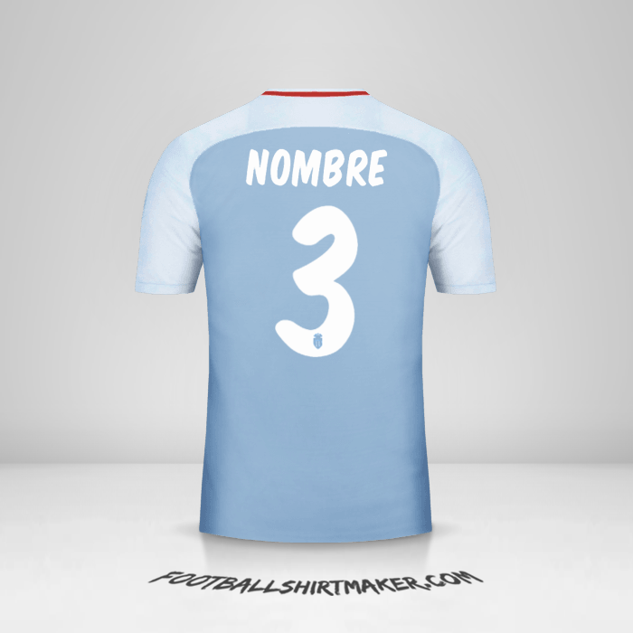 Jersey As Monaco Cup 2017/18 Visita -  nombre - 3