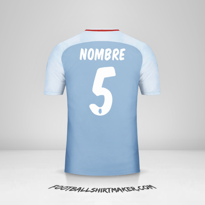 Camiseta As Monaco Cup 2017/18 Visita -  nombre - 5