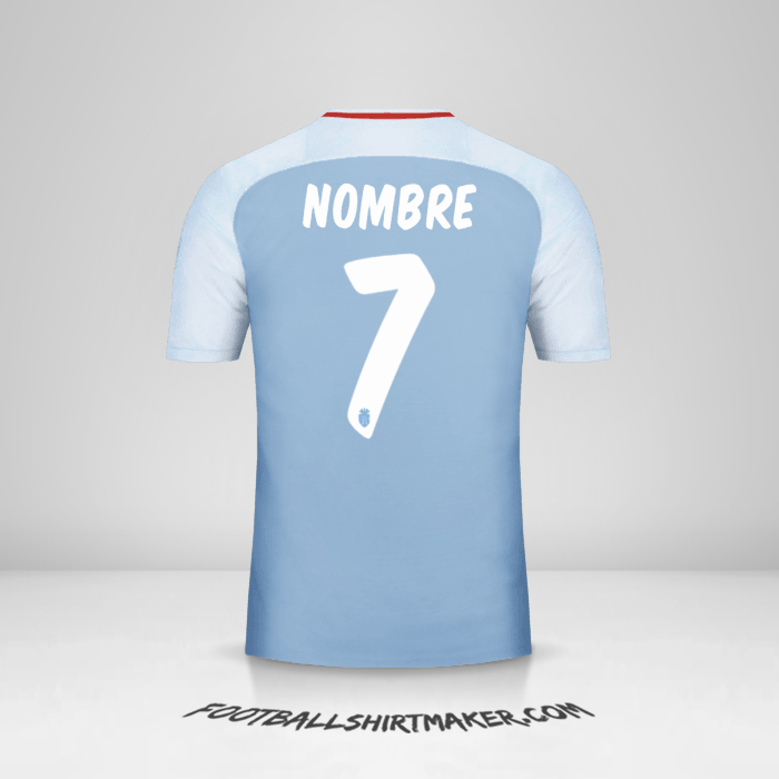 Jersey As Monaco Cup 2017/18 Visita -  nombre - 7