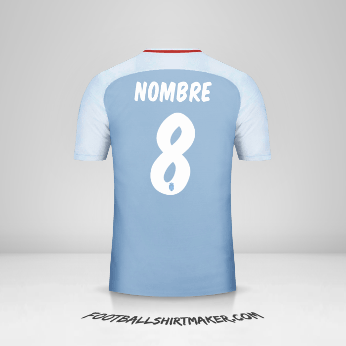 Jersey As Monaco Cup 2017/18 Visita -  nombre - 8
