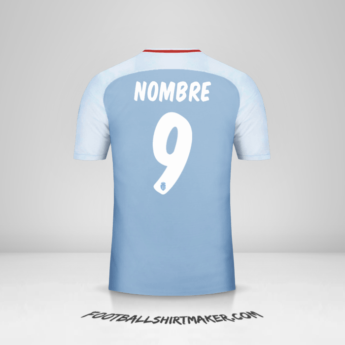 Jersey As Monaco Cup 2017/18 Visita -  nombre - 9