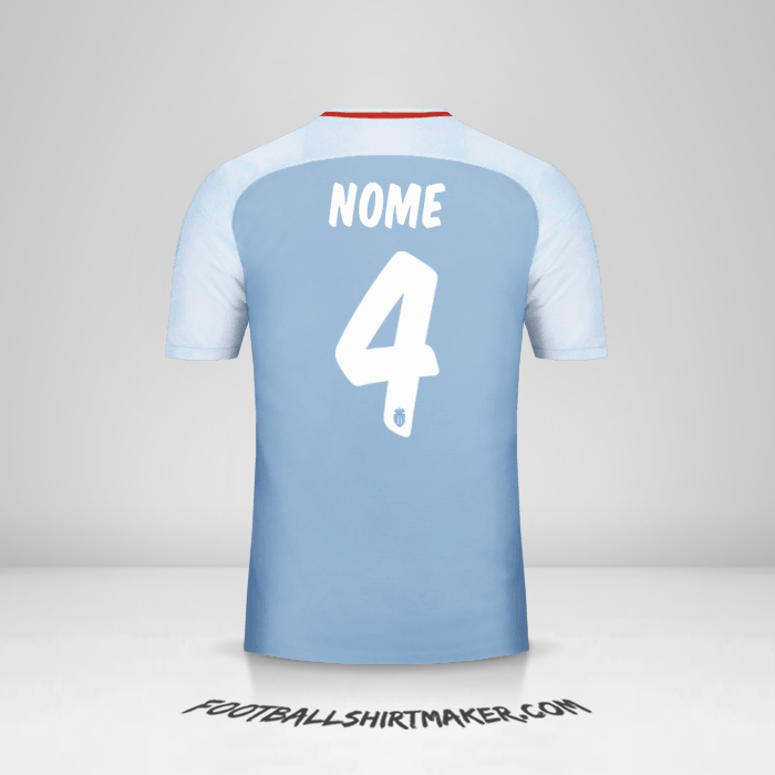 Camisola As Monaco Cup 2017/18 Alternativa -  nome - 4