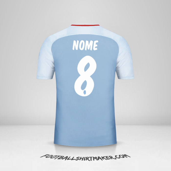 Maglia As Monaco Cup 2017/18 Seconda -  nome - 8