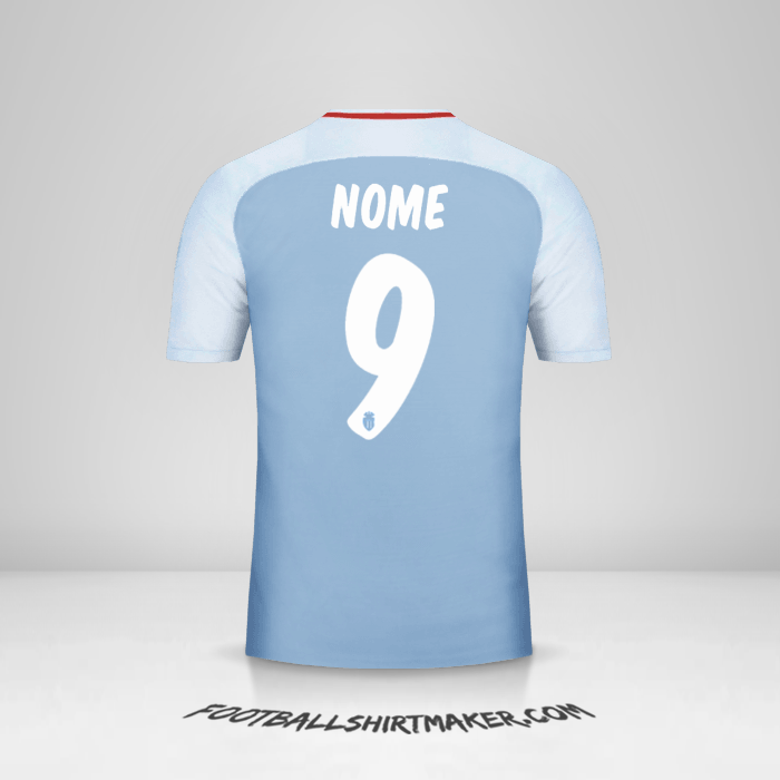 Maglia As Monaco Cup 2017/18 Seconda -  nome - 9