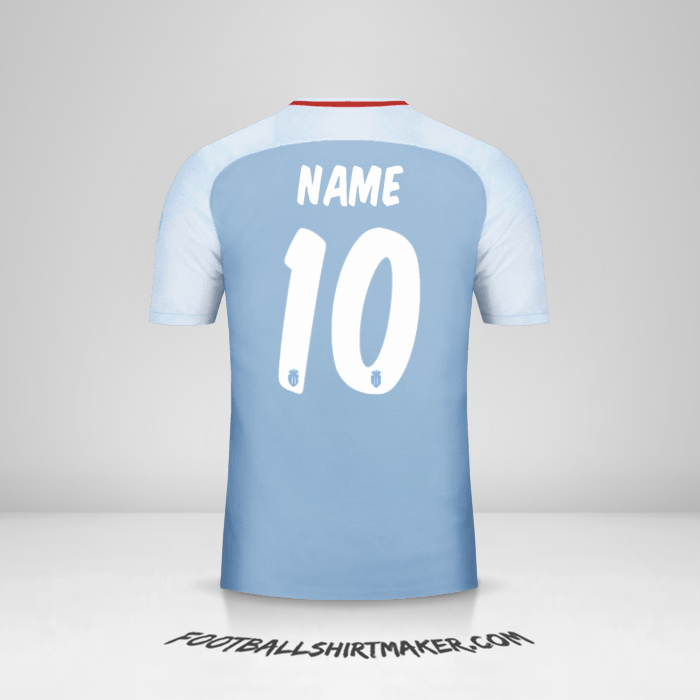 Trikot As Monaco Cup 2017/18 Auswärts -  name - 10