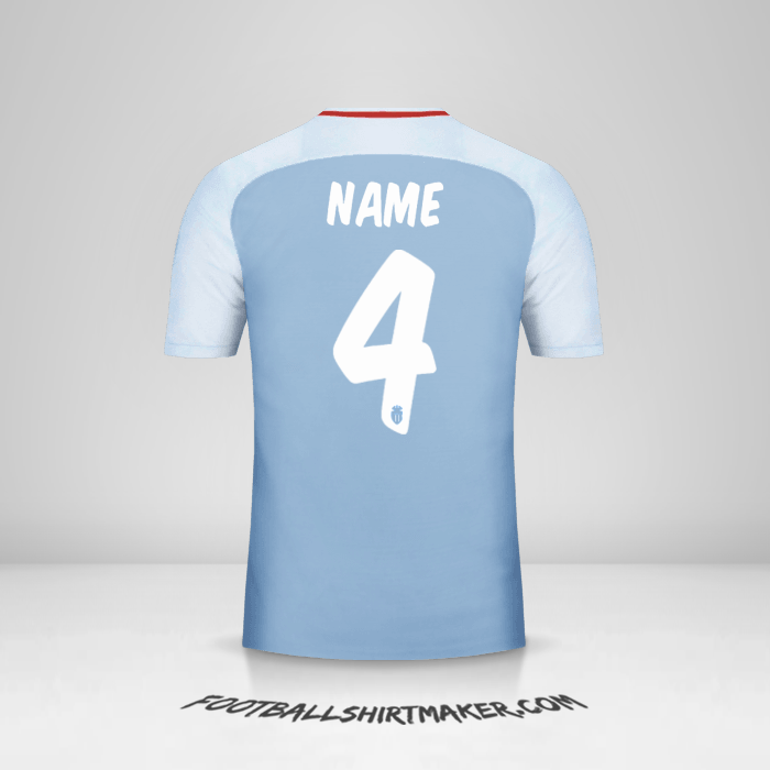 Trikot As Monaco Cup 2017/18 Auswärts -  name - 4