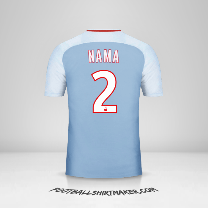 Jersey As Monaco 2017/18 Alternatif -  nama - 2