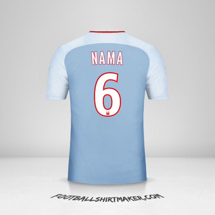 Jersey As Monaco 2017/18 Alternatif -  nama - 6