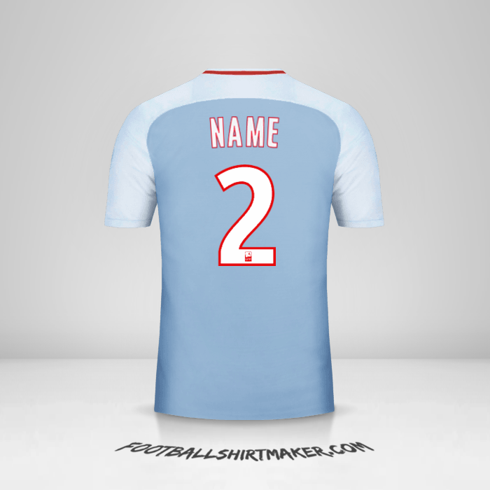Shirt As Monaco 2017/18 Away -  name - 2