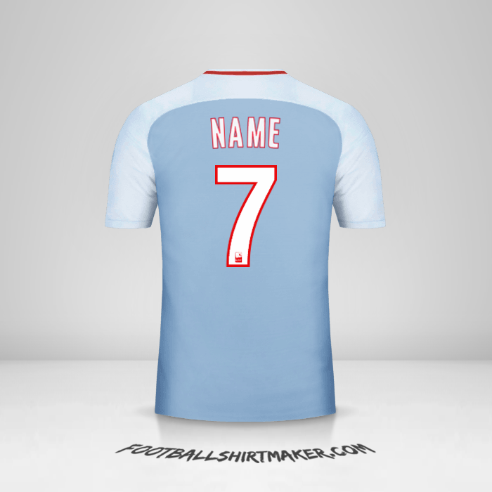 Trikot As Monaco 2017/18 Auswärts -  name - 7