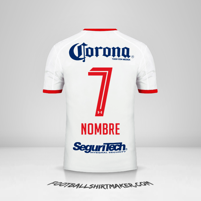 Jersey Toluca FC 2017/18 Visita -  nombre - 7