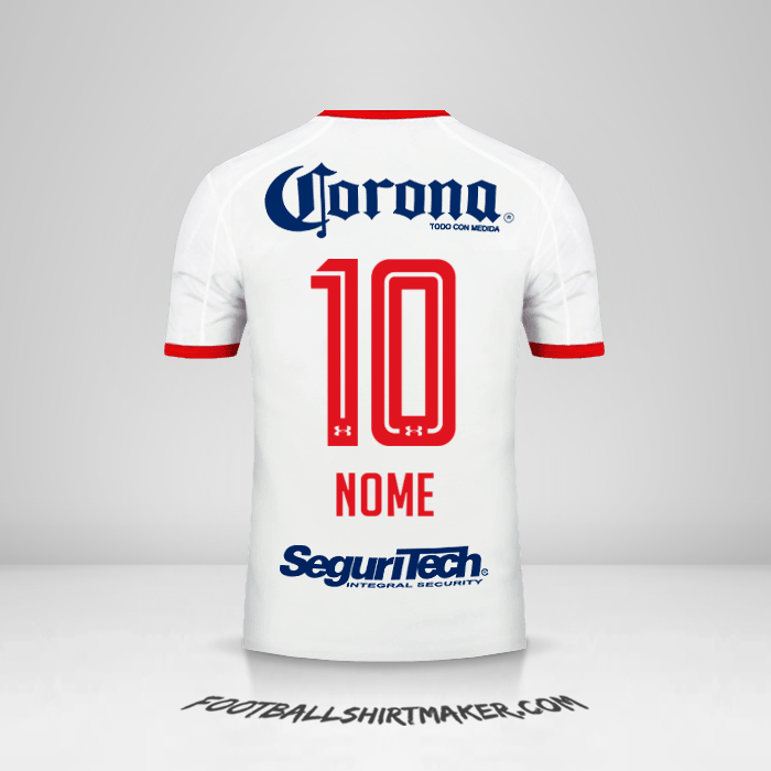 Camisa Toluca FC 2017/18 Alternativa -  nome - 10