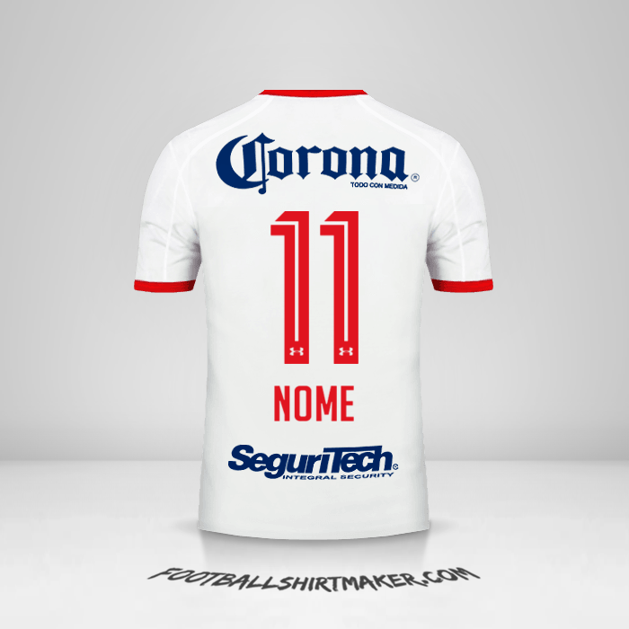 Maglia Toluca FC 2017/18 Seconda -  nome - 11