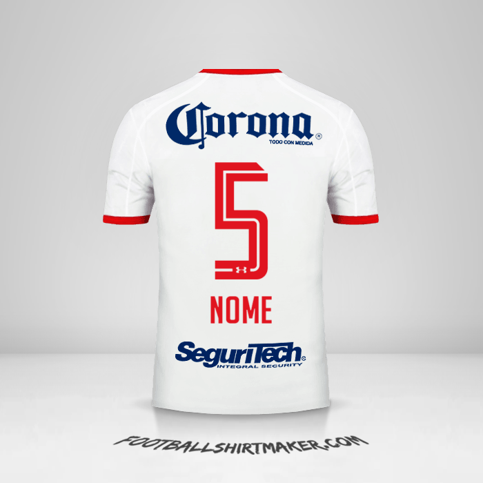 Camisa Toluca FC 2017/18 Alternativa -  nome - 5