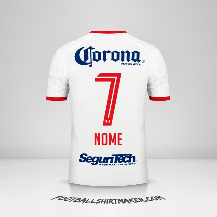 Maglia Toluca FC 2017/18 Seconda -  nome - 7