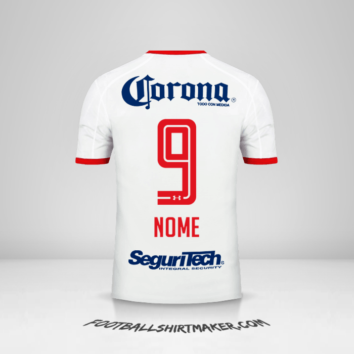 Maglia Toluca FC 2017/18 Seconda -  nome - 9