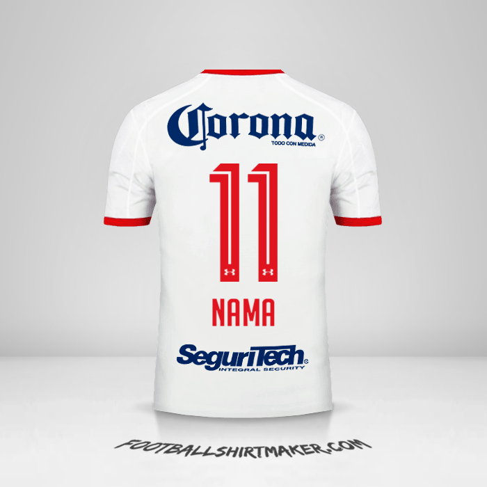 Jersey Toluca FC 2017/18 Alternatif -  nama - 11