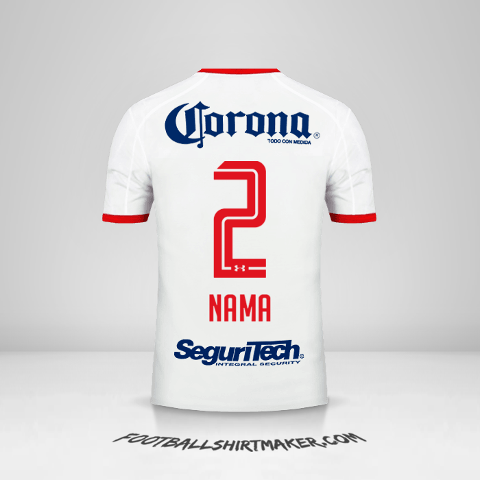 Jersey Toluca FC 2017/18 Alternatif -  nama - 2